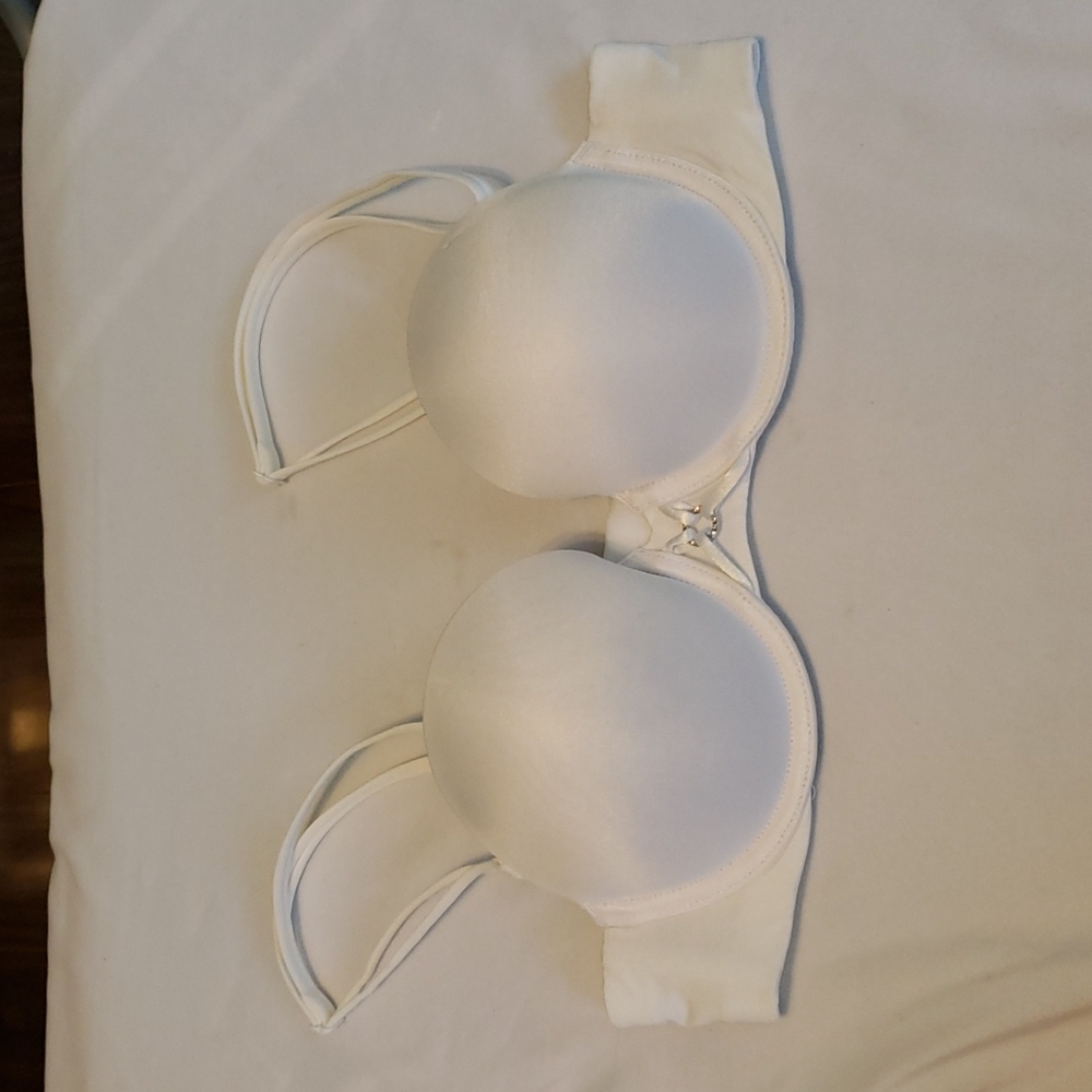 La Vie en Rose - White Double Pushup Bra